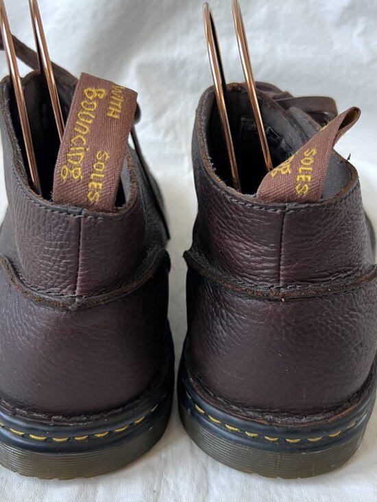Dr Martens boots Sussex dark brown leather chukka mens size 12 ankle short docs main image 12